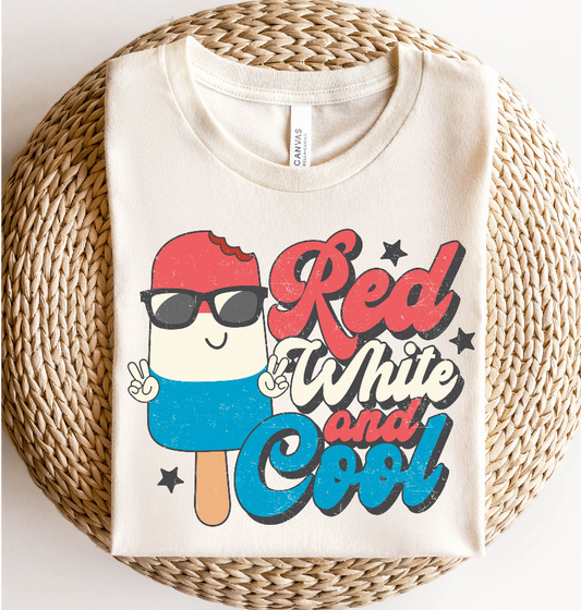 Red, White and Cool Shirt