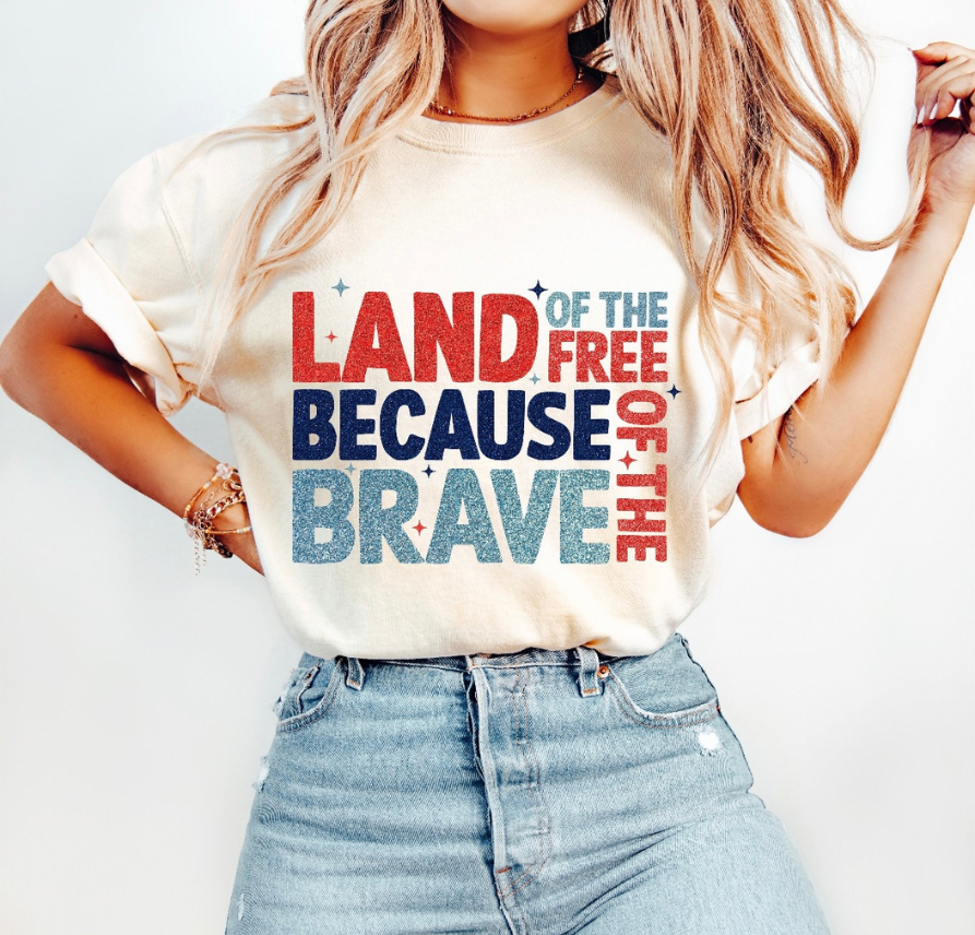 Land of the Free because of the Brave