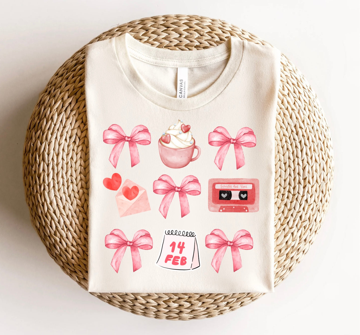 Valentine Coquette, Feb 14 Shirt